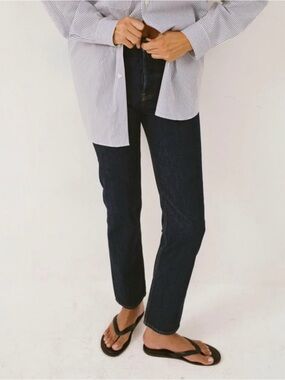 Sporty & Rich Dark Indigo Straight Leg Jeans